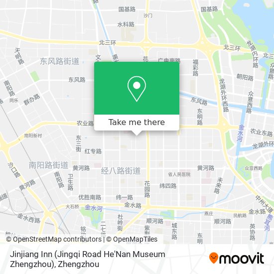 Jinjiang Inn (Jingqi Road He'Nan Museum Zhengzhou) map