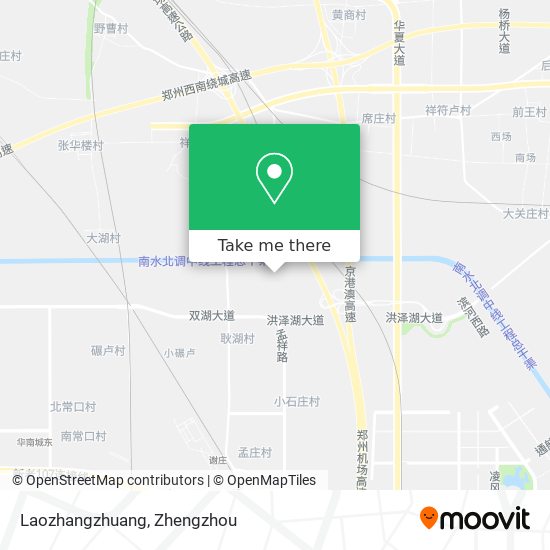 Laozhangzhuang map