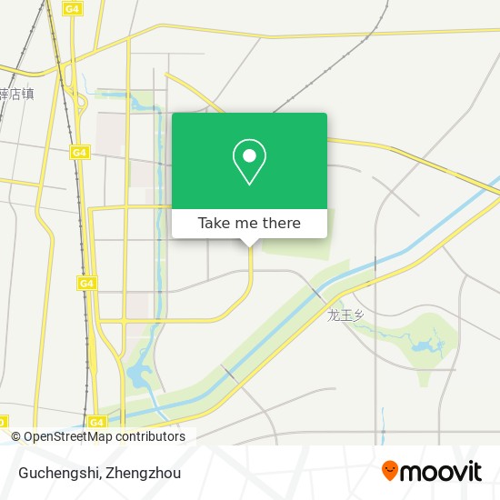 Guchengshi map