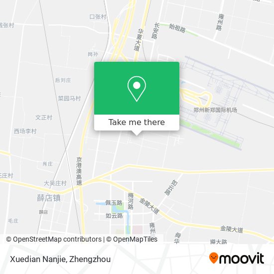 Xuedian Nanjie map