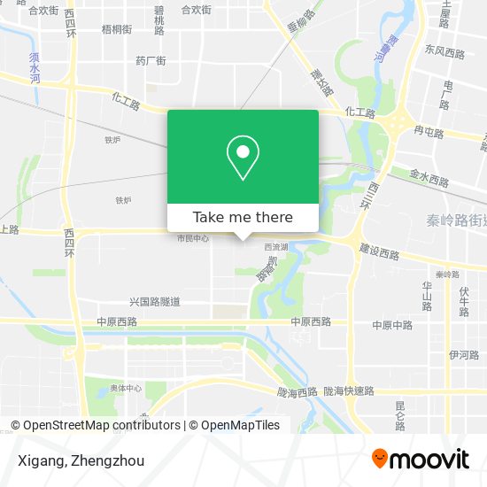 Xigang map