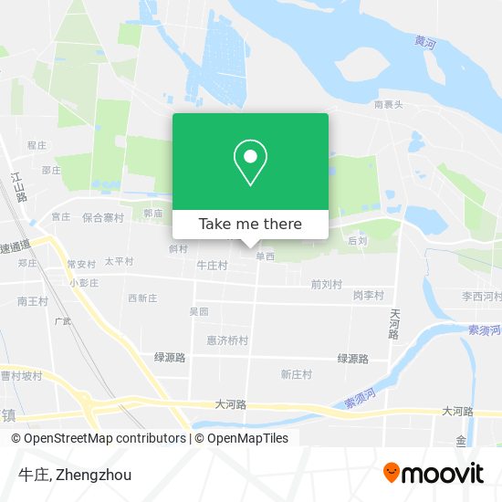 牛庄 map