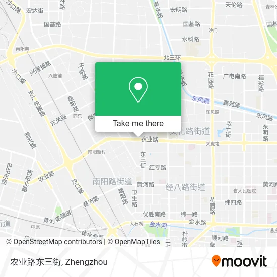 农业路东三街 map