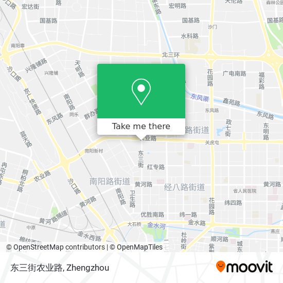 东三街农业路 map