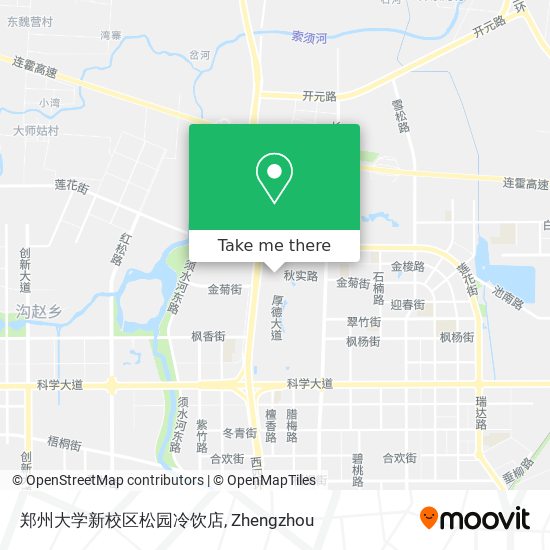 郑州大学新校区松园冷饮店 map