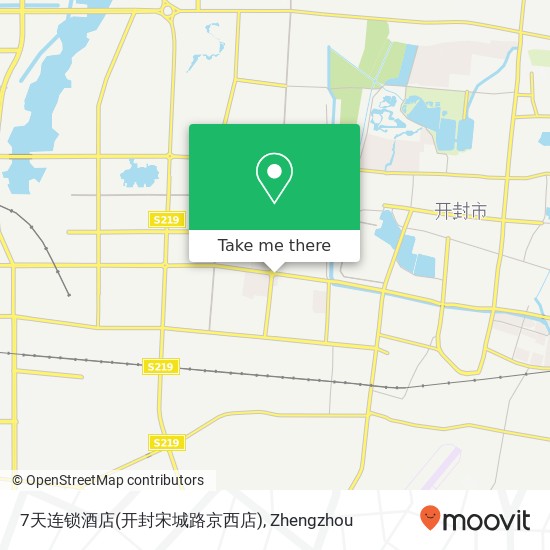 7天连锁酒店(开封宋城路京西店) map