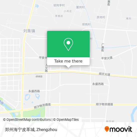 郑州海宁皮革城 map