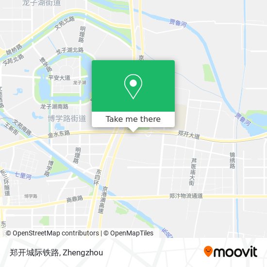 郑开城际铁路 map