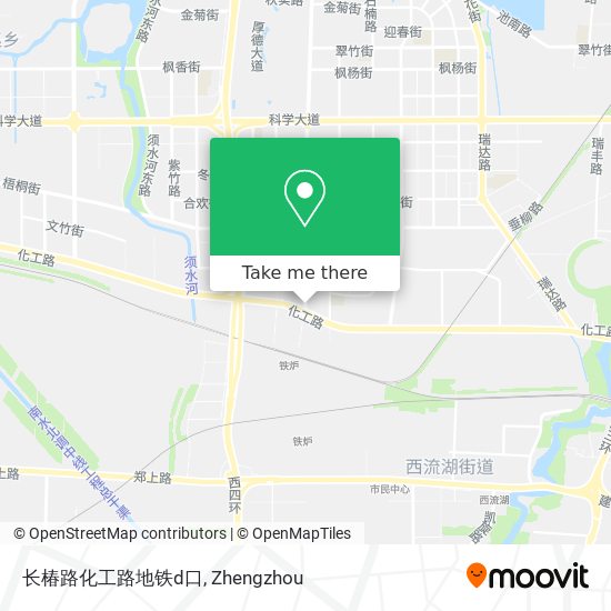 长椿路化工路地铁d口 map