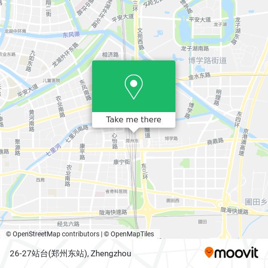 26-27站台(郑州东站) map