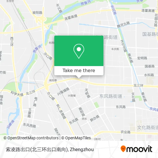 索凌路出口(北三环出口南向) map