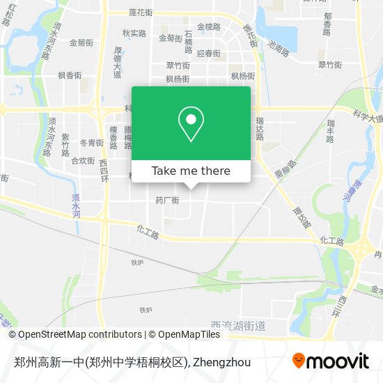 郑州高新一中(郑州中学梧桐校区) map