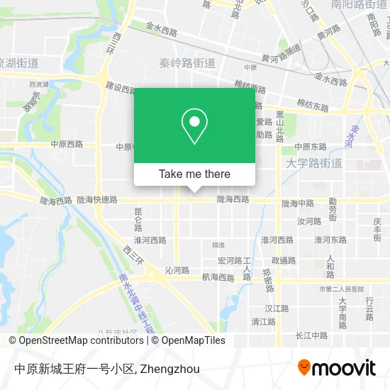 中原新城王府一号小区 map