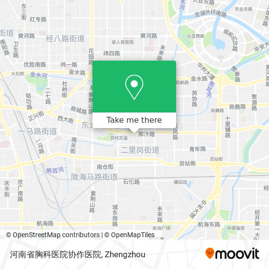 河南省胸科医院协作医院 map