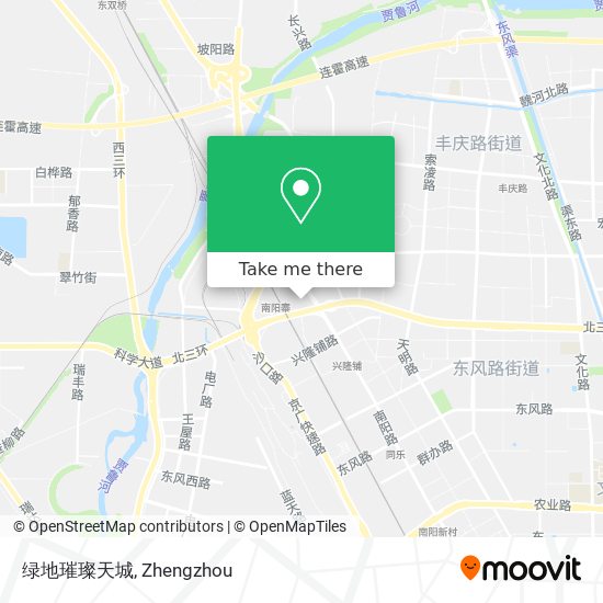 绿地璀璨天城 map