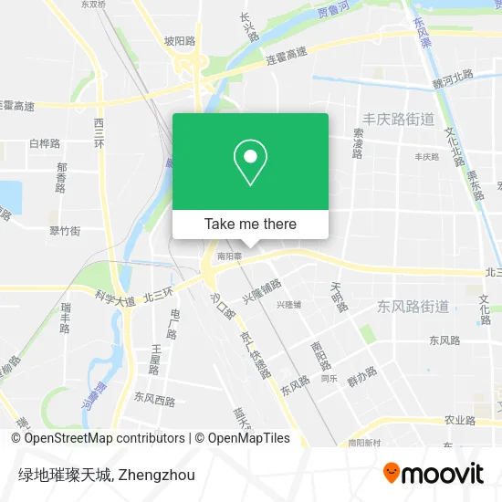 绿地璀璨天城 map