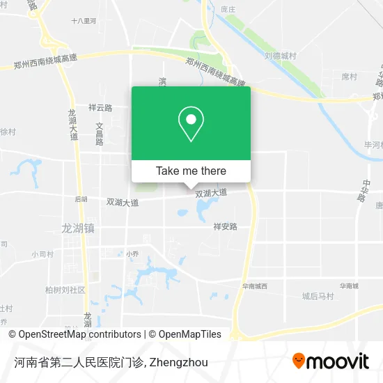河南省第二人民医院门诊 map
