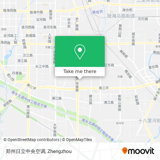 郑州日立中央空调 map