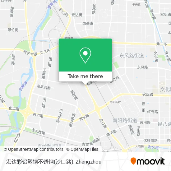 宏达彩铝塑钢不锈钢(沙口路) map