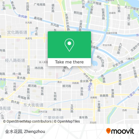 金水花园 map
