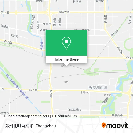 郑州北时尚宾馆 map