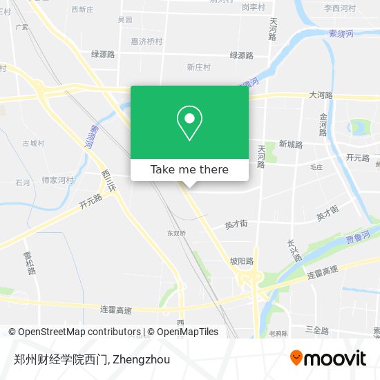 郑州财经学院西门 map