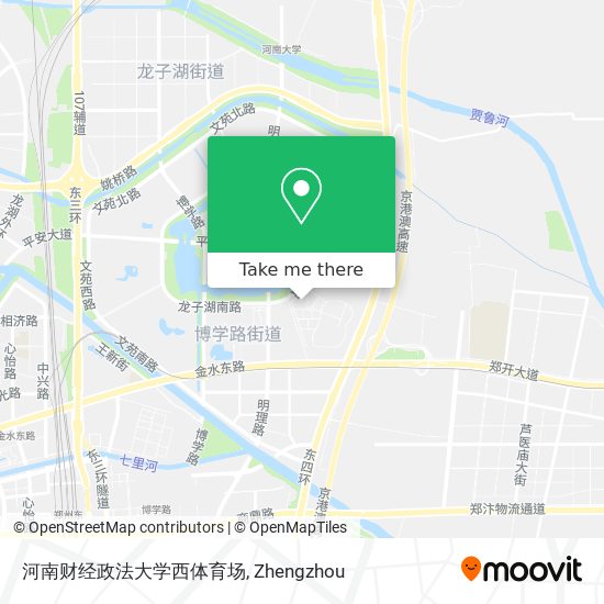 河南财经政法大学西体育场 map