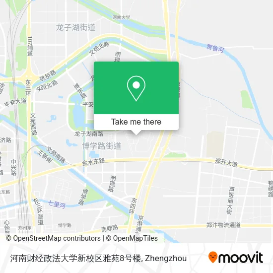 河南财经政法大学新校区雅苑8号楼 map