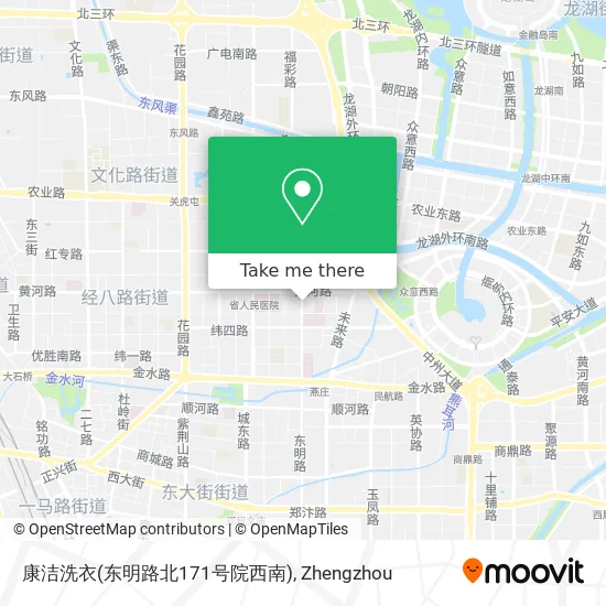 康洁洗衣(东明路北171号院西南) map
