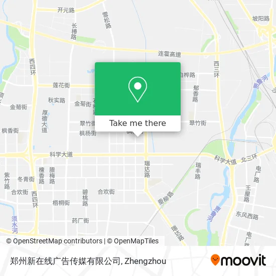 郑州新在线广告传媒有限公司 map