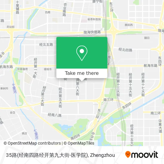 35路(经南四路经开第九大街-医学院) map