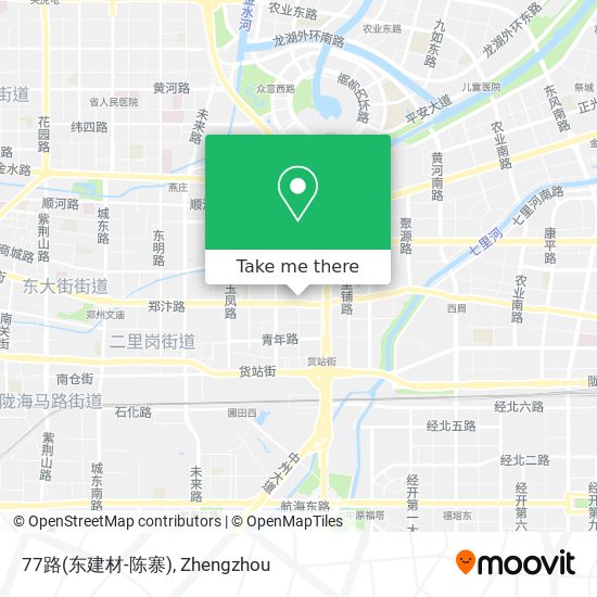 77路(东建材-陈寨) map