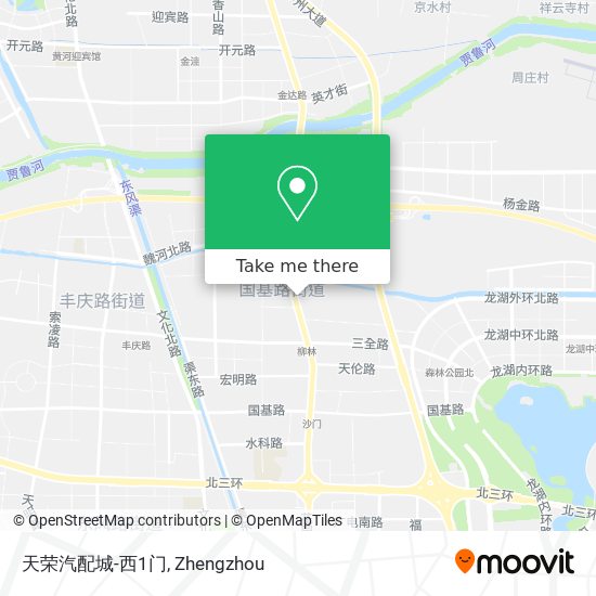 天荣汽配城-西1门 map