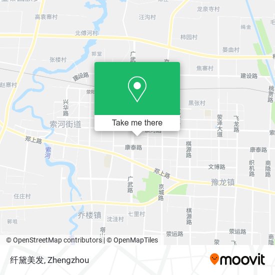 纤黛美发 map