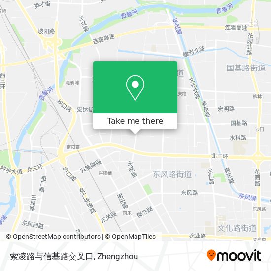 索凌路与信基路交叉口 map