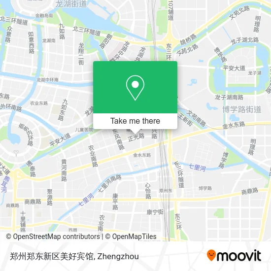 郑州郑东新区美好宾馆 map