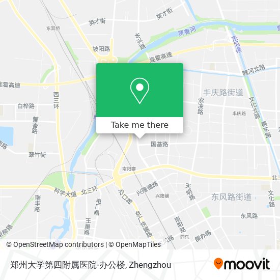 郑州大学第四附属医院-办公楼 map