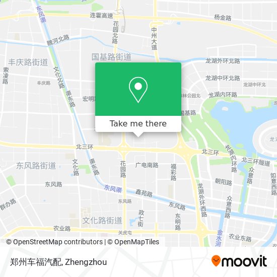 郑州车福汽配 map