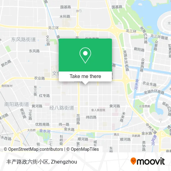 丰产路政六街小区 map