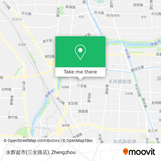 永辉超市(三全路店) map