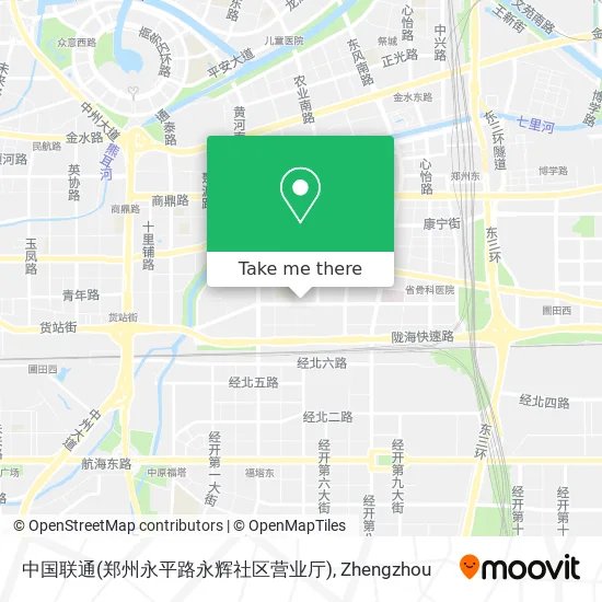 中国联通(郑州永平路永辉社区营业厅) map