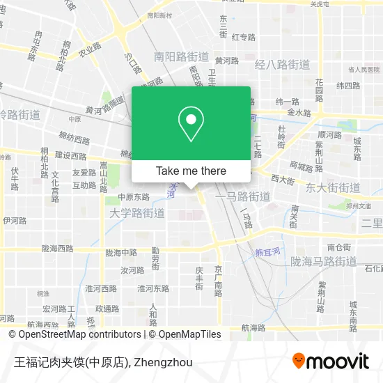 王福记肉夹馍(中原店) map