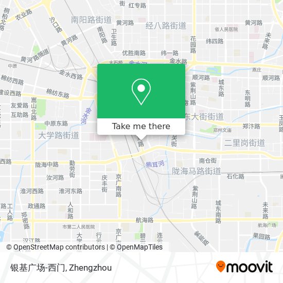 银基广场-西门 map