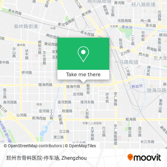 郑州市骨科医院-停车场 map