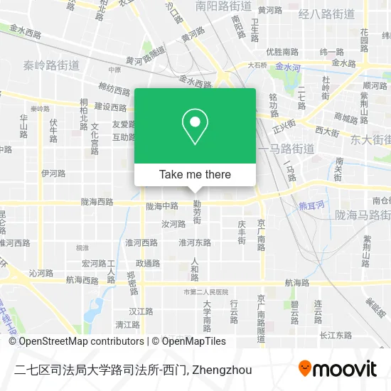 二七区司法局大学路司法所-西门 map