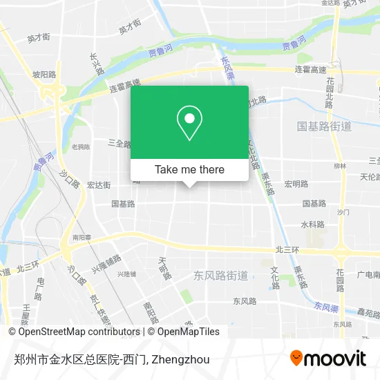 郑州市金水区总医院-西门 map
