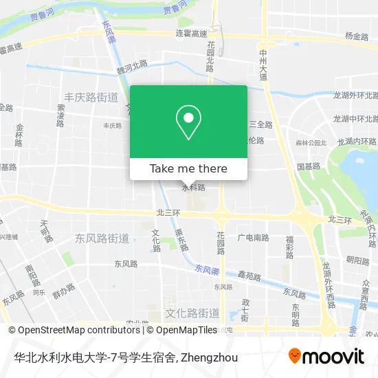 华北水利水电大学-7号学生宿舍 map