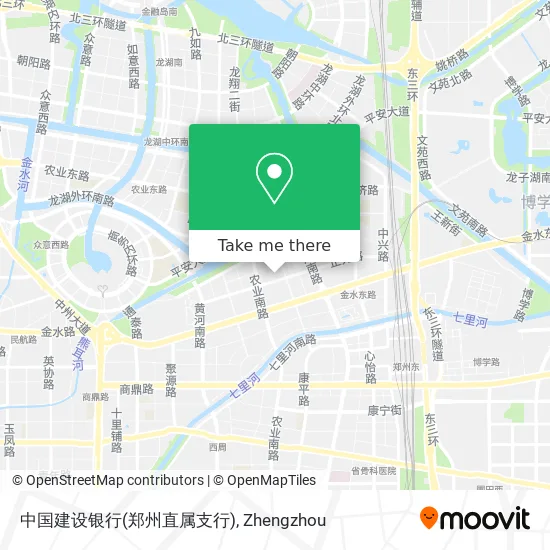 中国建设银行(郑州直属支行) map