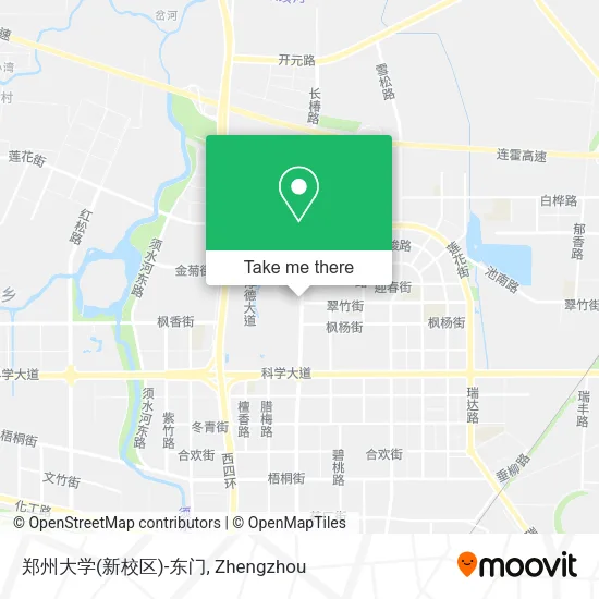 郑州大学(新校区)-东门 map