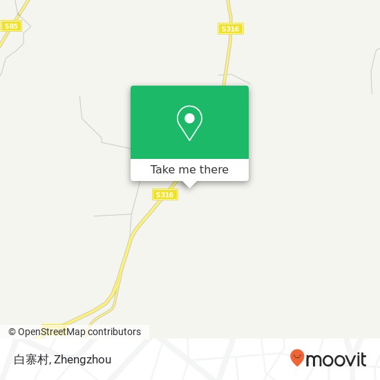 白寨村 map